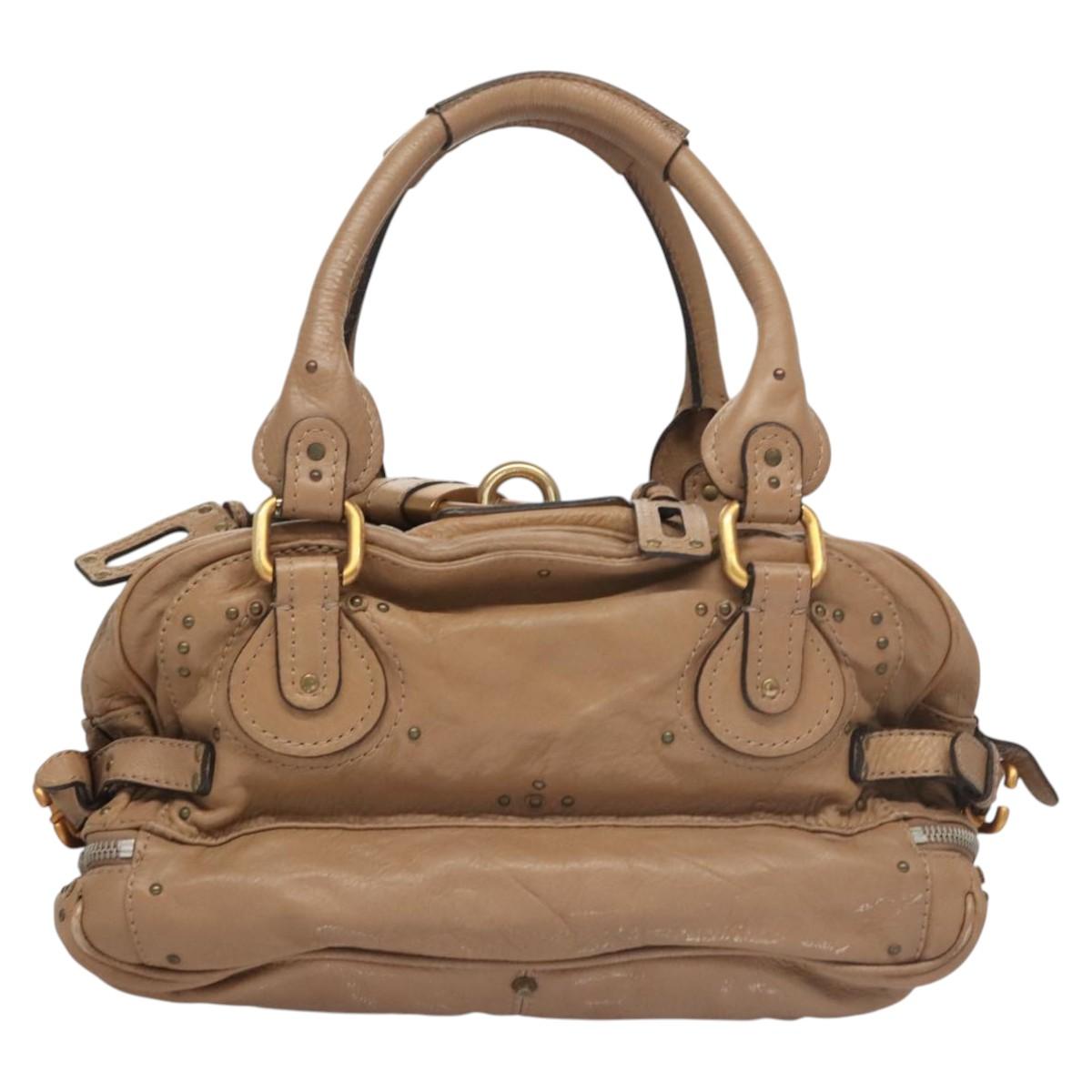 Chloé Paddington Brown Leather Handbag (Pre-Owned)