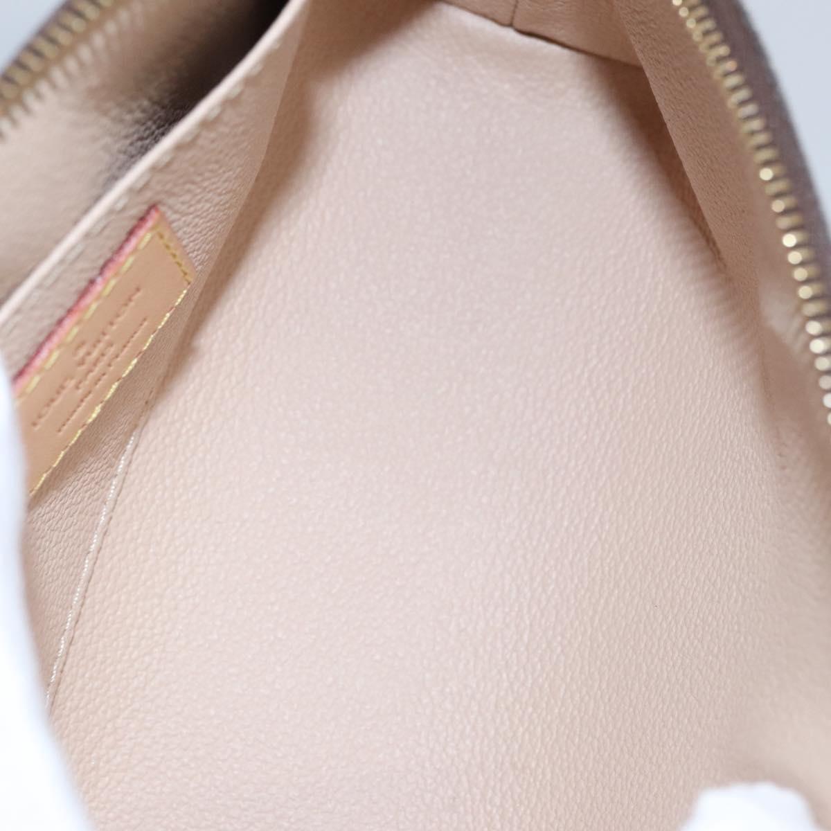 Louis Vuitton Cosmetic Pouch Brown Canvas Clutch Bag (Pre-Owned)