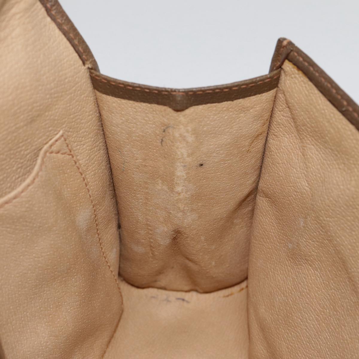 Gucci Ophidia Beige Canvas Clutch Bag (Pre-Owned)