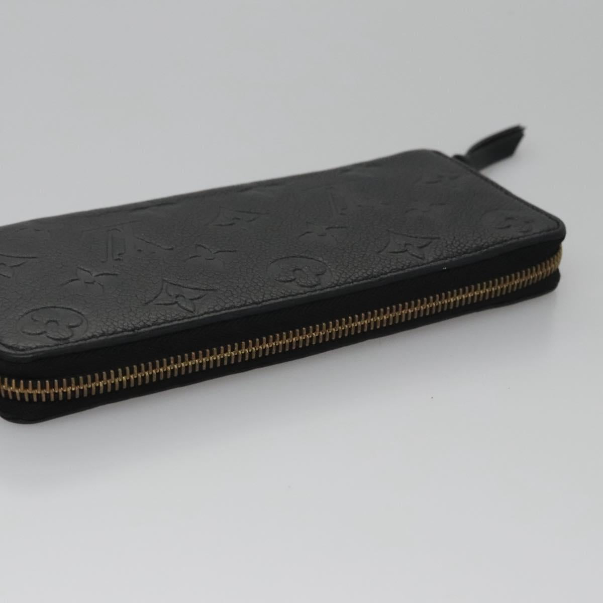 Louis Vuitton Portefeuille Clémence Navy Leather Wallet (Pre-Owned)