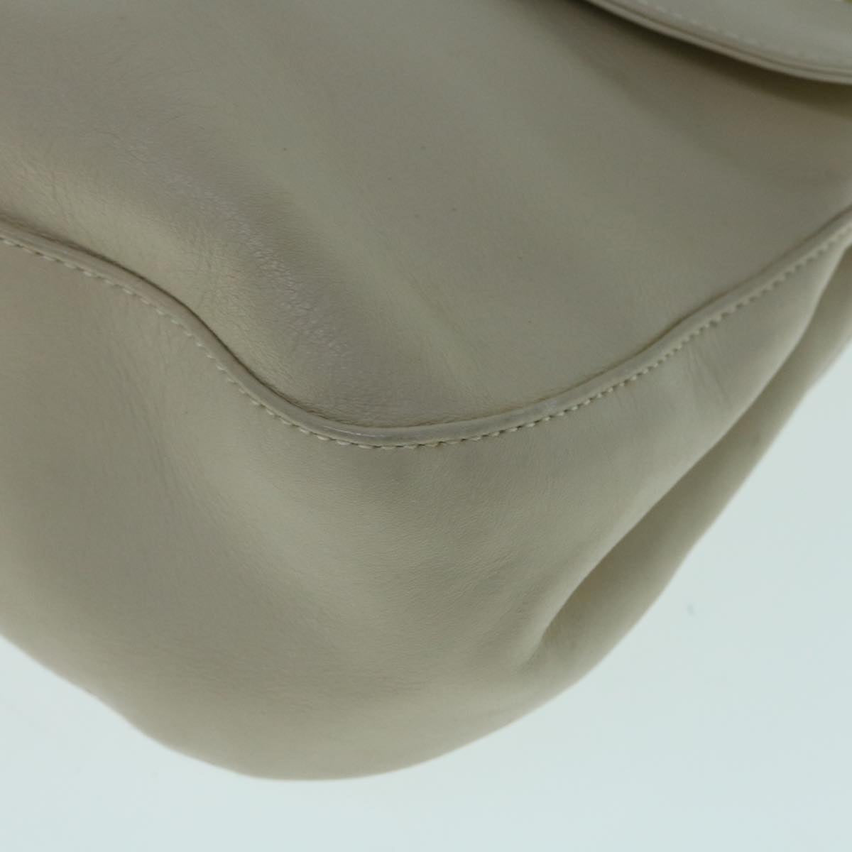 Bally Beige Leather Shoulder Bag (Pre-Owned)