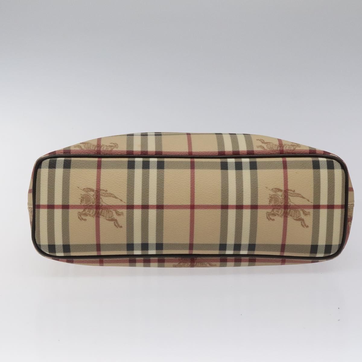 Burberry Nova Check Beige Canvas Tote Bag (Pre-Owned)