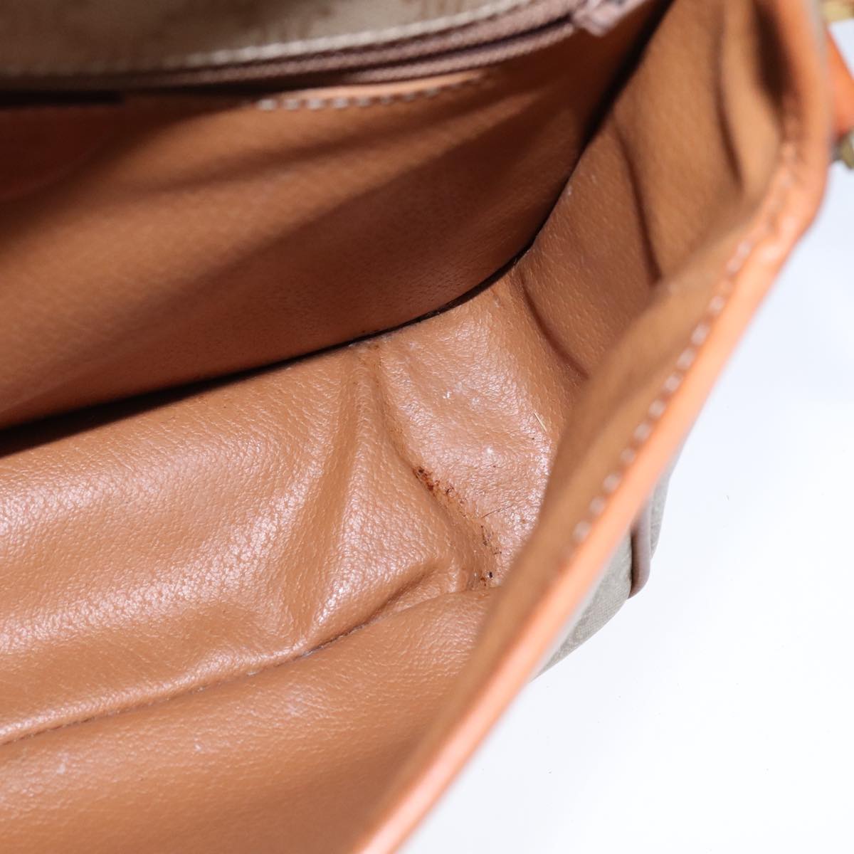 Céline Macadam Beige Canvas Shoulder Bag (Pre-Owned)