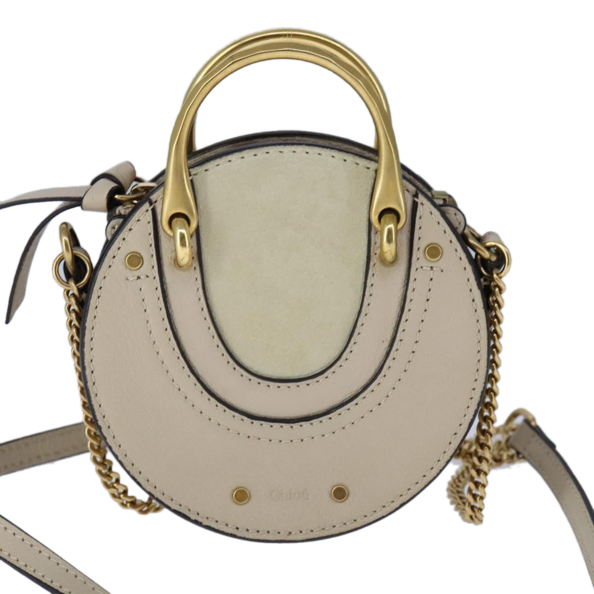 Chloé Pixie Beige Leather Handbag (Pre-Owned)