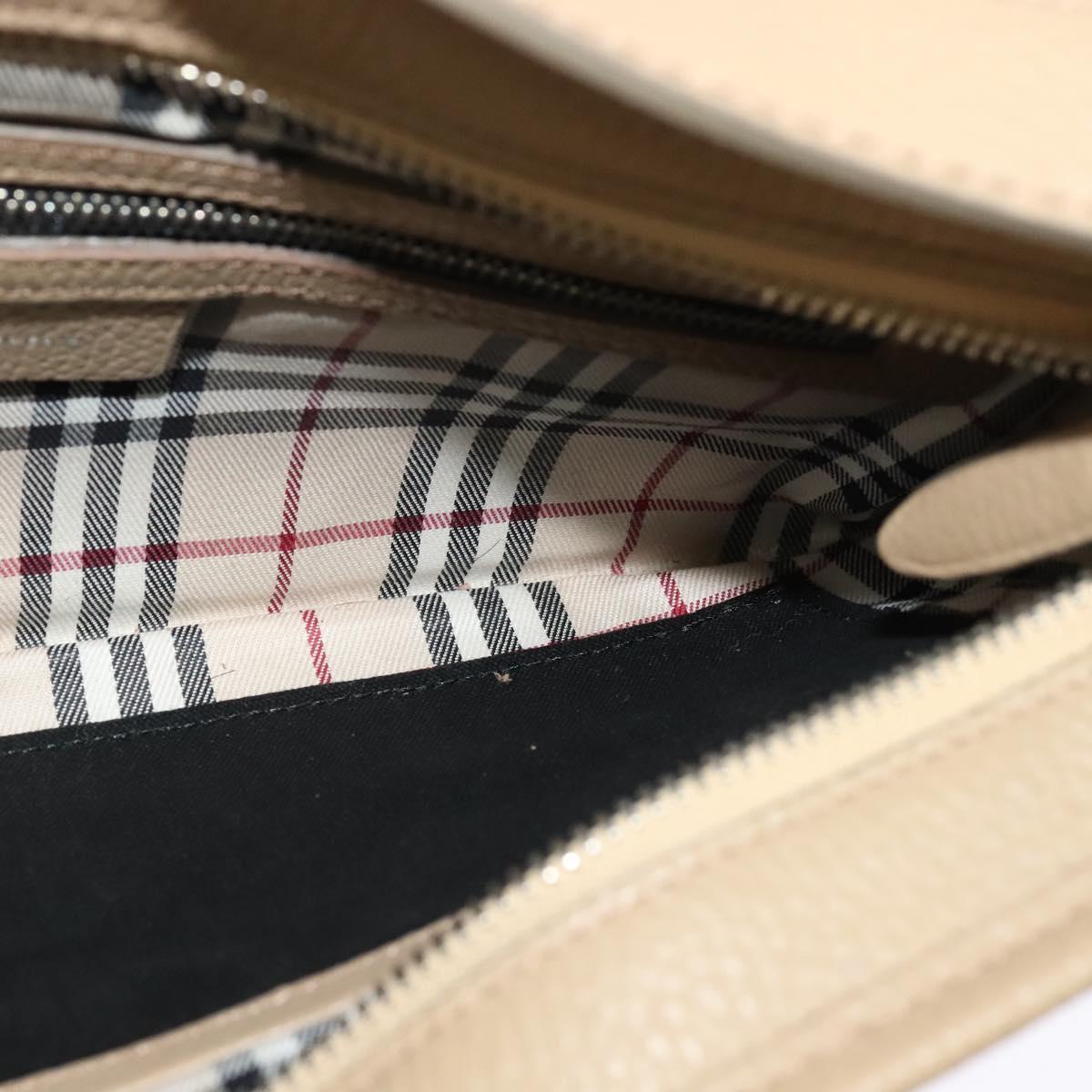Burberry - Beige Leather Shoulder Bag (Pre-Owned)