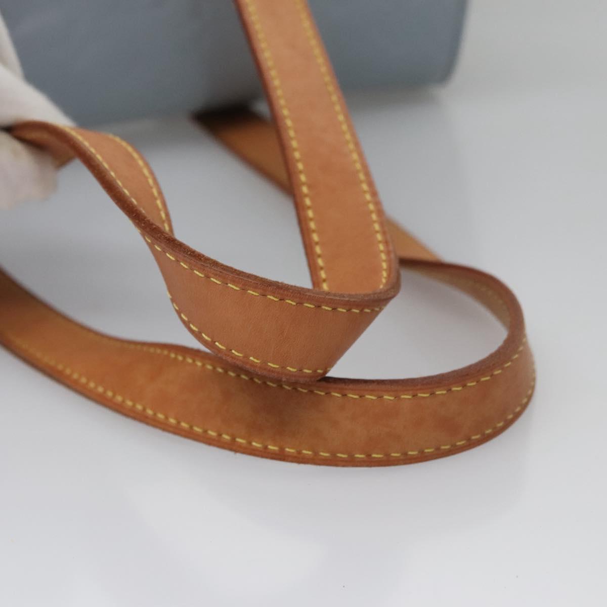Louis Vuitton Sullivan Blue Patent Leather Handbag (Pre-Owned)