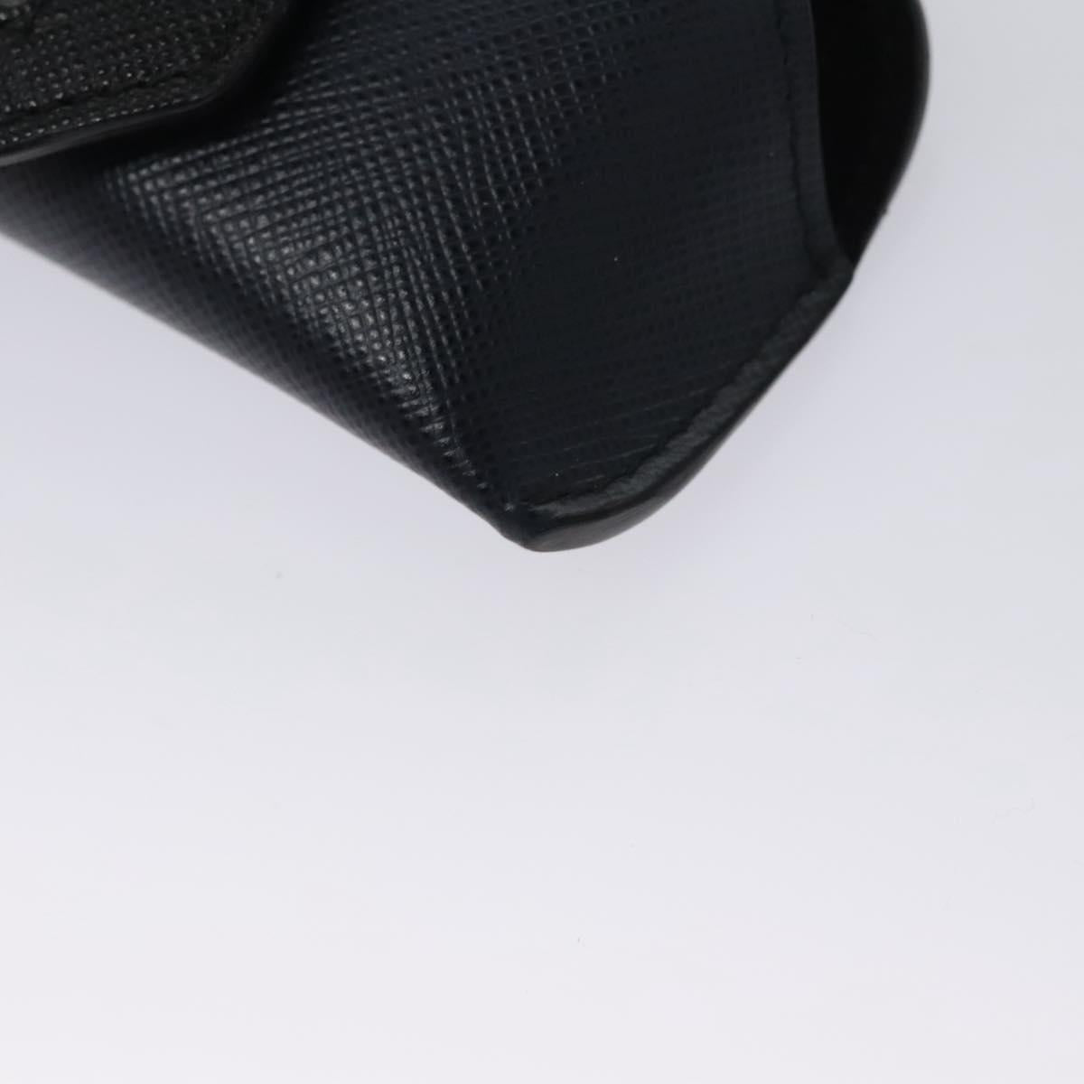 Prada -- Navy Leather Clutch Bag (Pre-Owned)