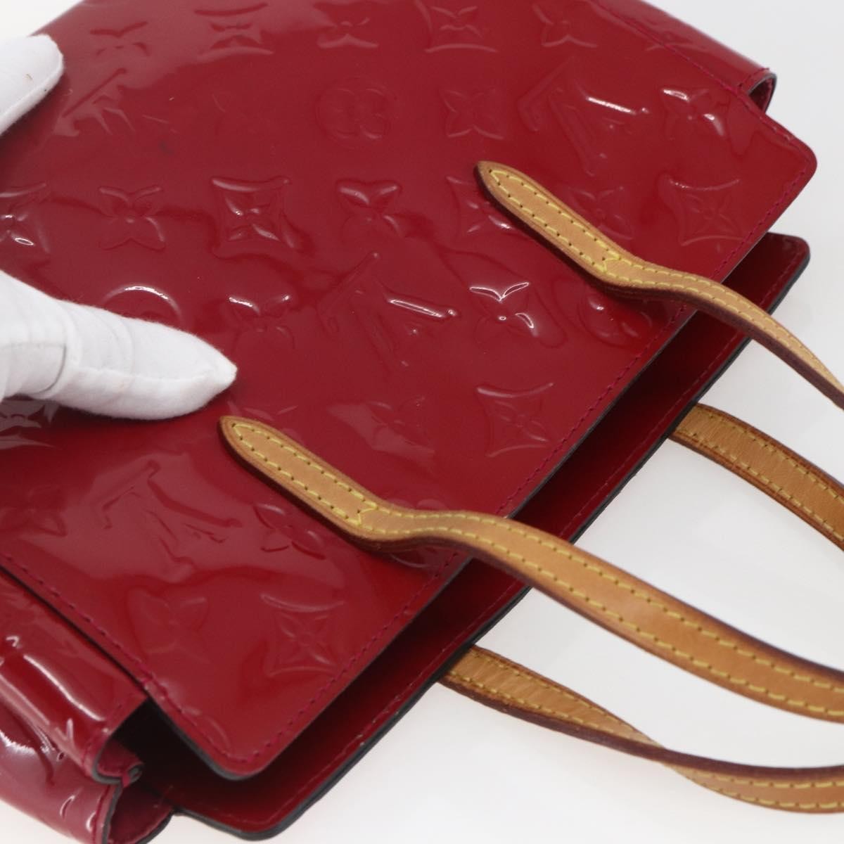Louis Vuitton Catalina Monogram Vernis Pink Patent_Leather Handbag (Pre-Owned)