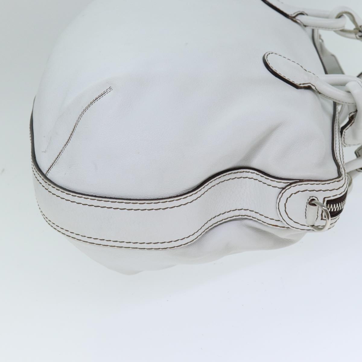 Loewe White Leather Handbag (Pre-Owned)