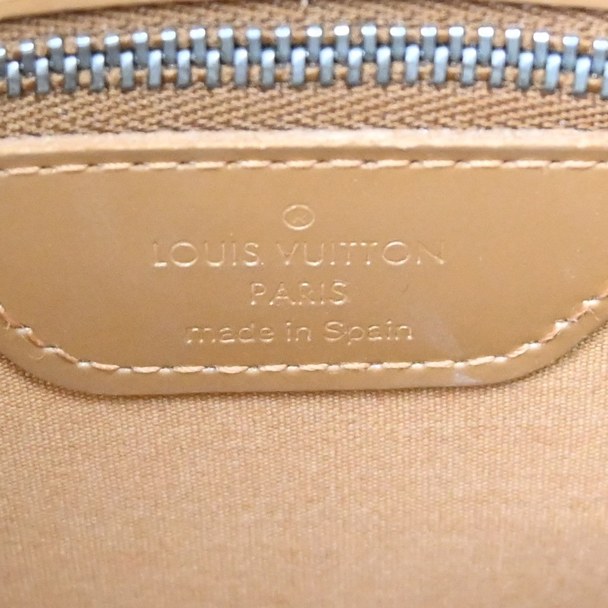 Louis Vuitton Mat Stockton Monogram Vernis Gold Patent_Leather Shoulder Bag Bag (Pre-Owned)