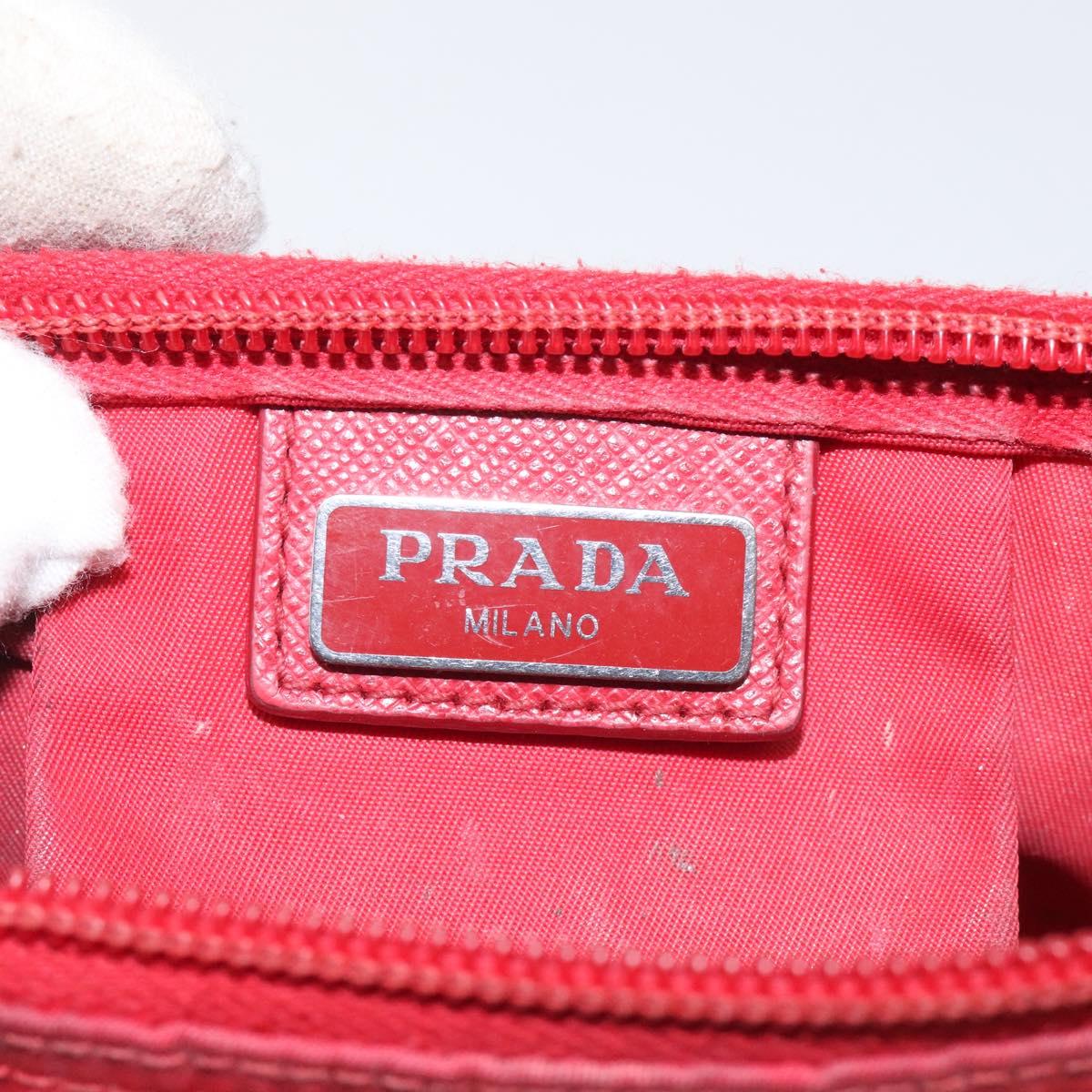 Prada Red Synthetic Clutch Bag (Pre-Owned)