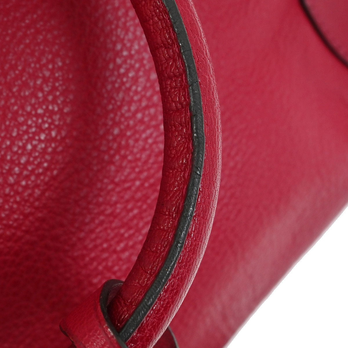 Loewe Amazona Leather Red Leather Handbag (Pre-Owned)