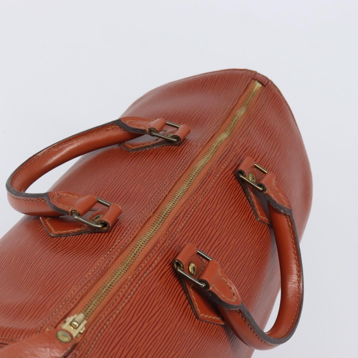 Louis Vuitton Speedy Epi Leather Brown Leather Handbag (Pre-Owned)