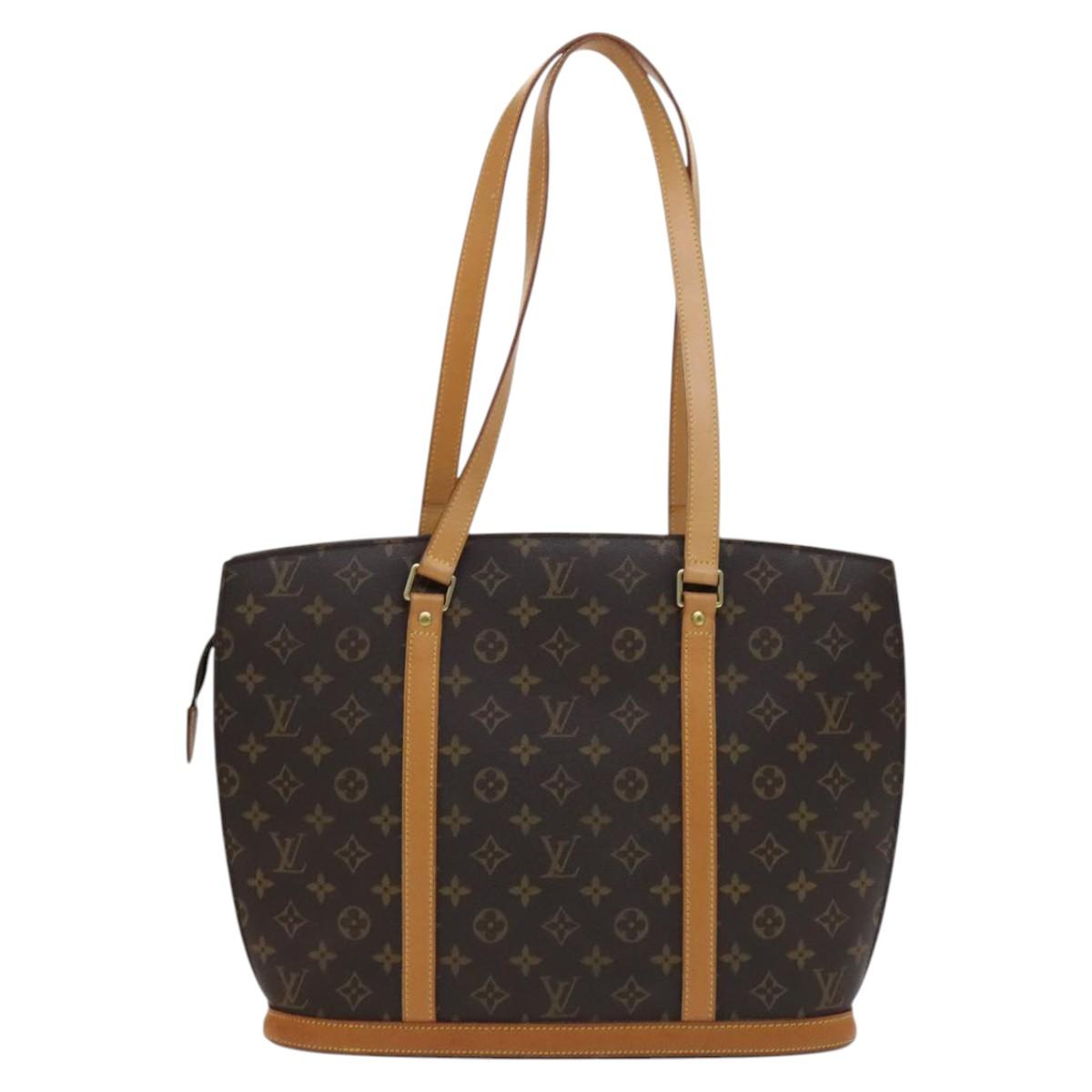 Louis Vuitton Babylone Brown Canvas Tote Bag (Pre-Owned)