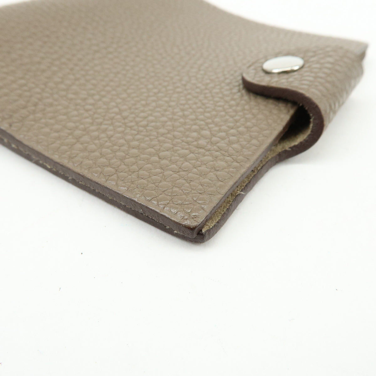 Hermes Ulysses Agenda Cover Leather Beige Leather Briefcase Bag (Pre-Owned)