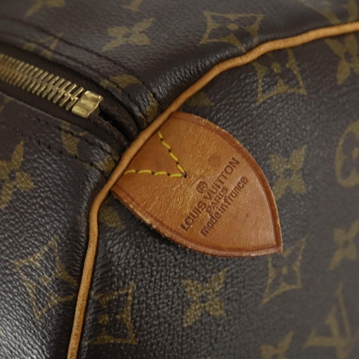 Louis Vuitton Keepall Monogram Canvas Brown Canvas Travel Bag Bag (Pre-Owned)
