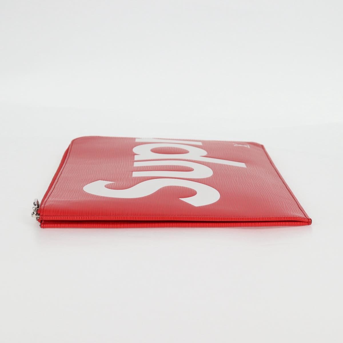 Louis Vuitton Pochette Jour Limited Edition Supreme Epi Leather Red Leather Clutche & Pouche Bag (Pre-Owned)