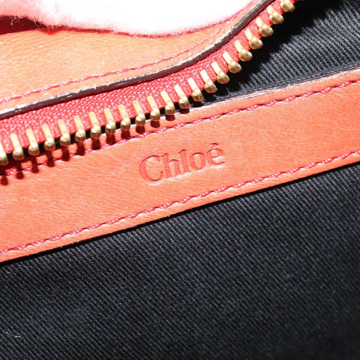 Chloé Ethel Orange Leather Handbag (Pre-Owned)