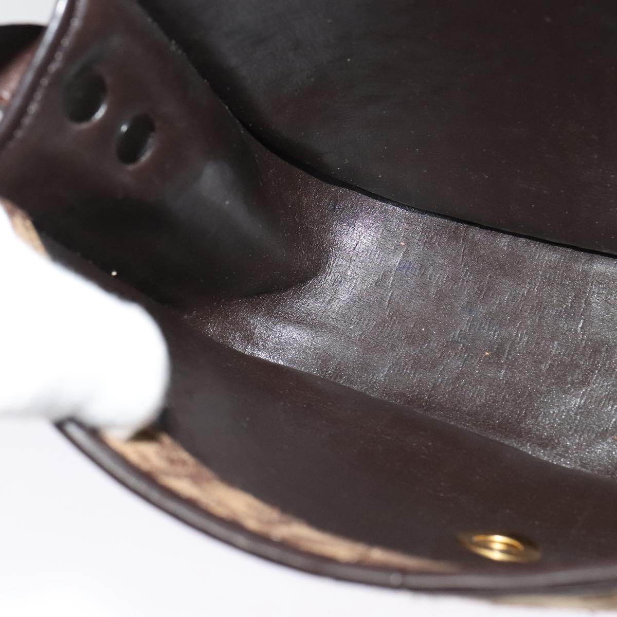 Dior Brown Canvas Shoulder Bag (Pre-Owned)
