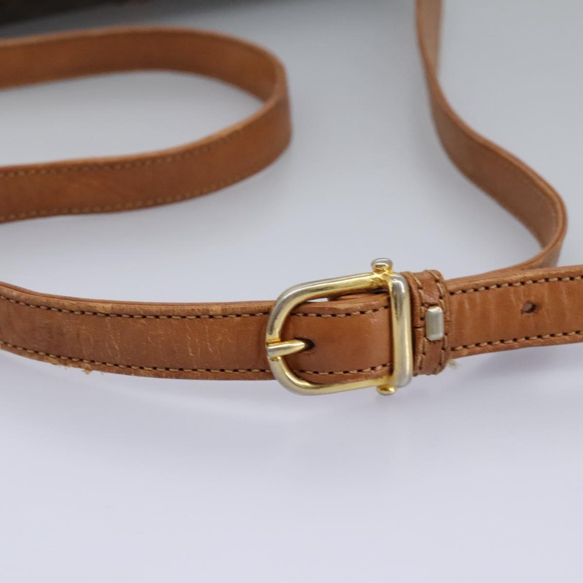 Céline Macadam Brown Canvas Shoulder Bag (Pre-Owned)