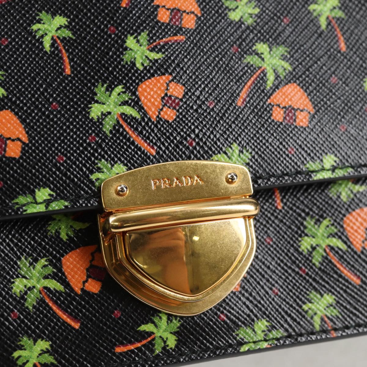 Prada Black Leather Shoulder Bag (Pre-Owned)