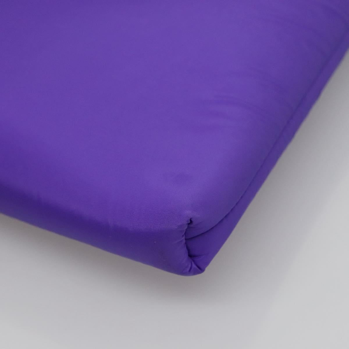 Prada Re-Nylon Purple Synthetic Clutch Bag (Pre-Owned)
