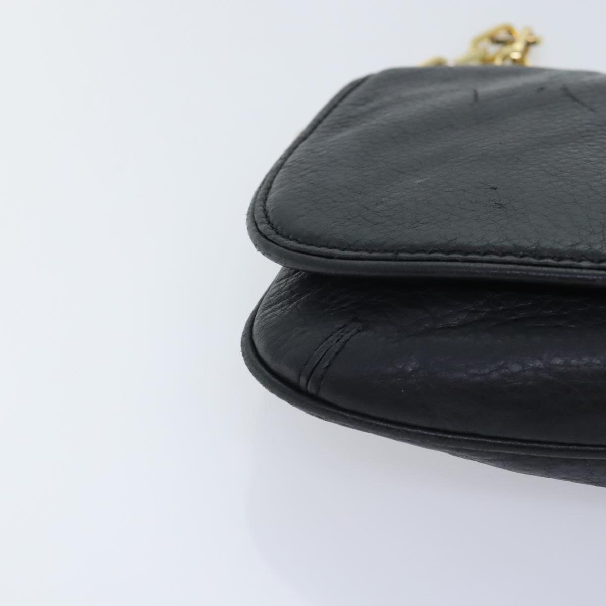 Tory Burch Black Leather Shoulder Bag (Pre-Owned)