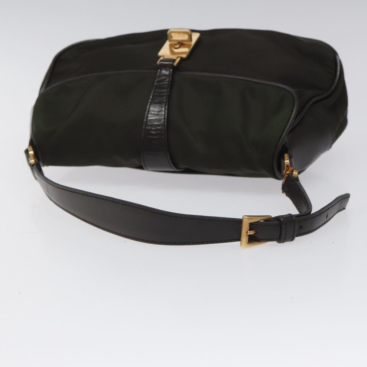 Prada Re-Nylon Green Synthetic Handbag (Pre-Owned)