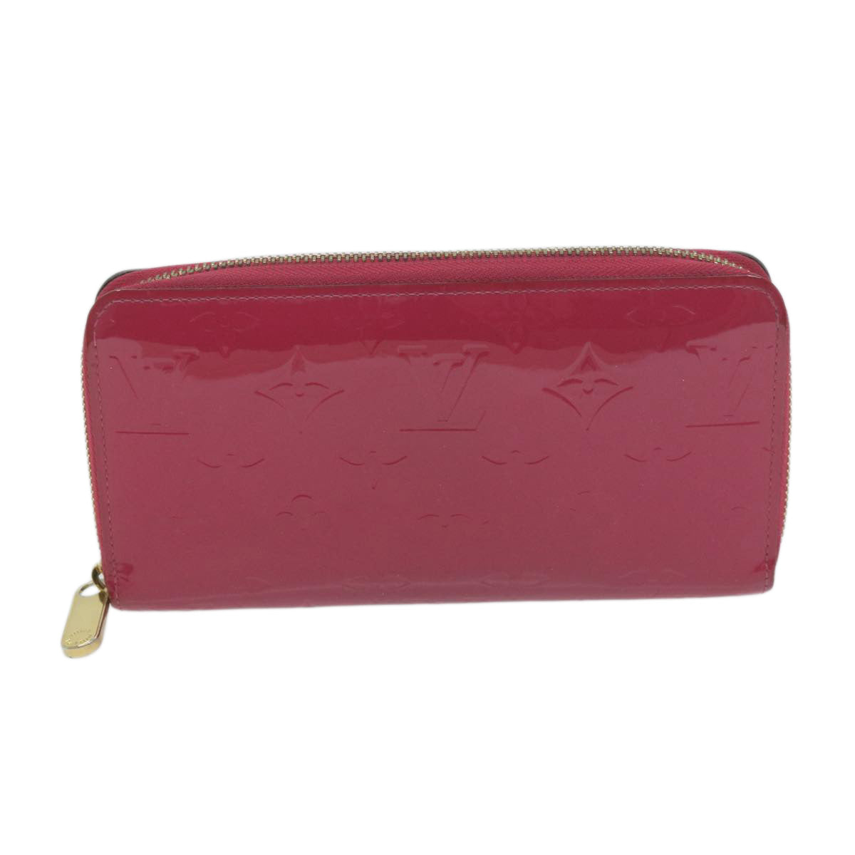 Louis Vuitton Zippy Wallet Pink Patent Leather Wallet (Pre-Owned)