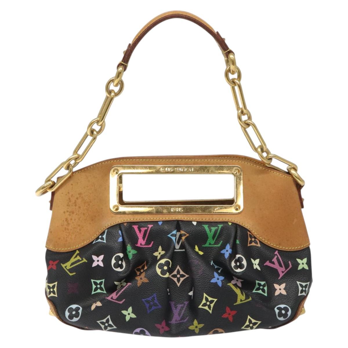 Louis Vuitton Judy Black Canvas Shoulder Bag (Pre-Owned)