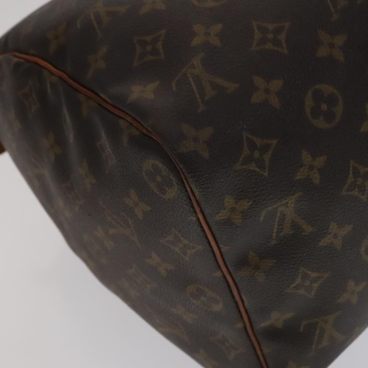 Louis Vuitton Keepall 45 Brown Canvas Travel Bag (Pre-Owned)