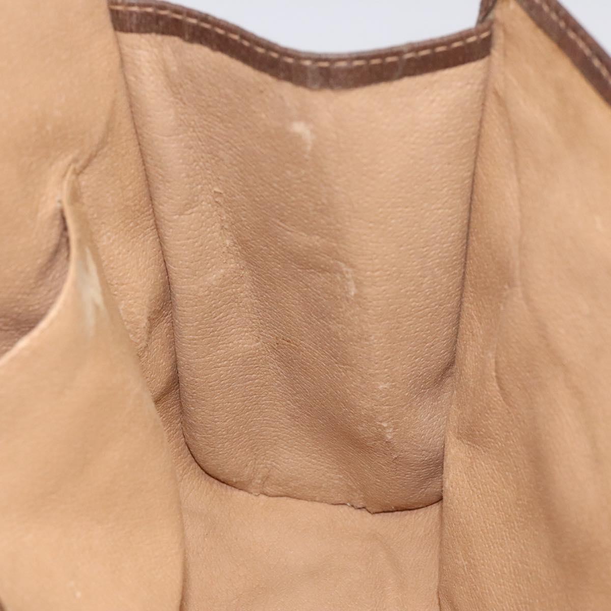 Gucci Ophidia Beige Canvas Clutch Bag (Pre-Owned)