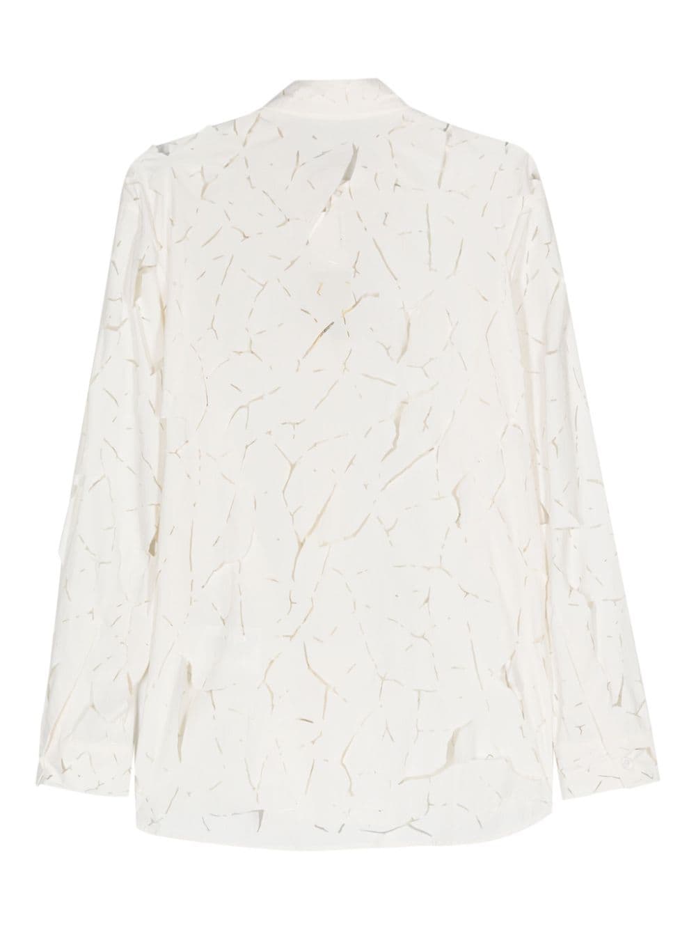 Post Archive Faction Men's Cut-Out Detail Nylon Shirt