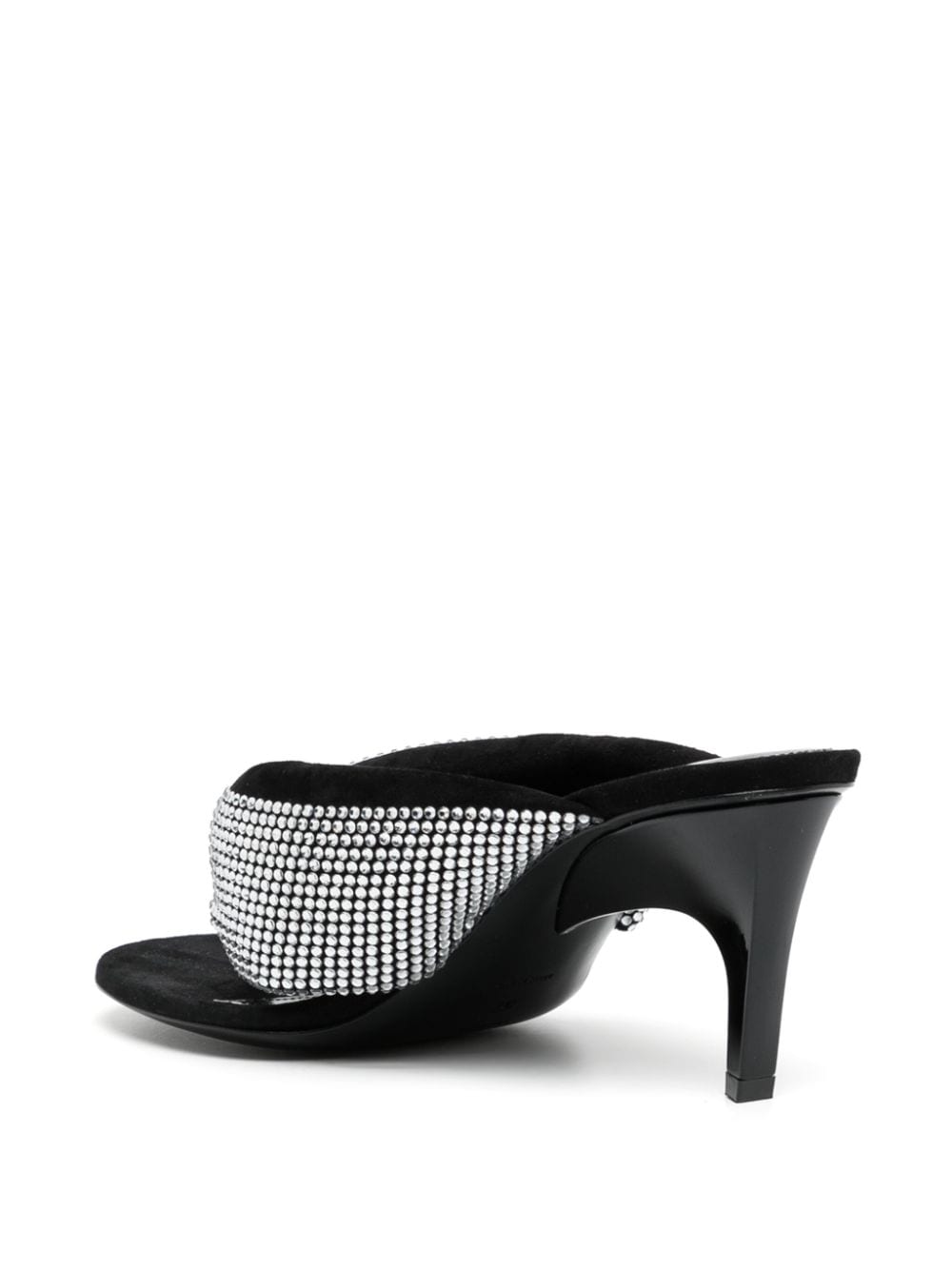 The Attico Women's Rem Crystal-Embellished Thong Sandals