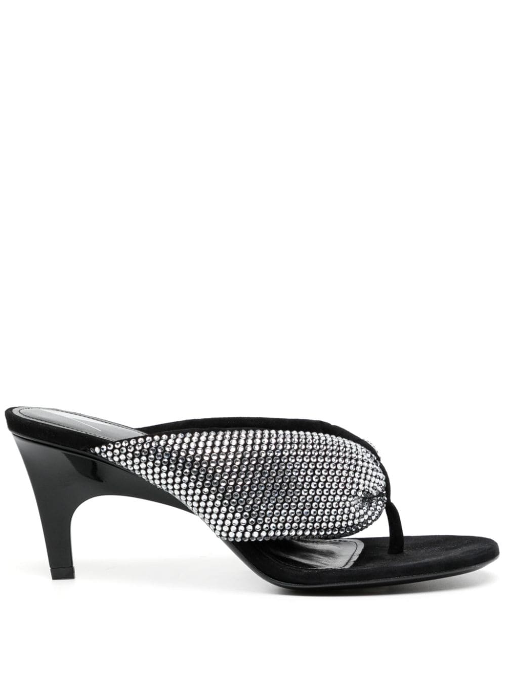 The Attico Women's Rem Crystal-Embellished Thong Sandals