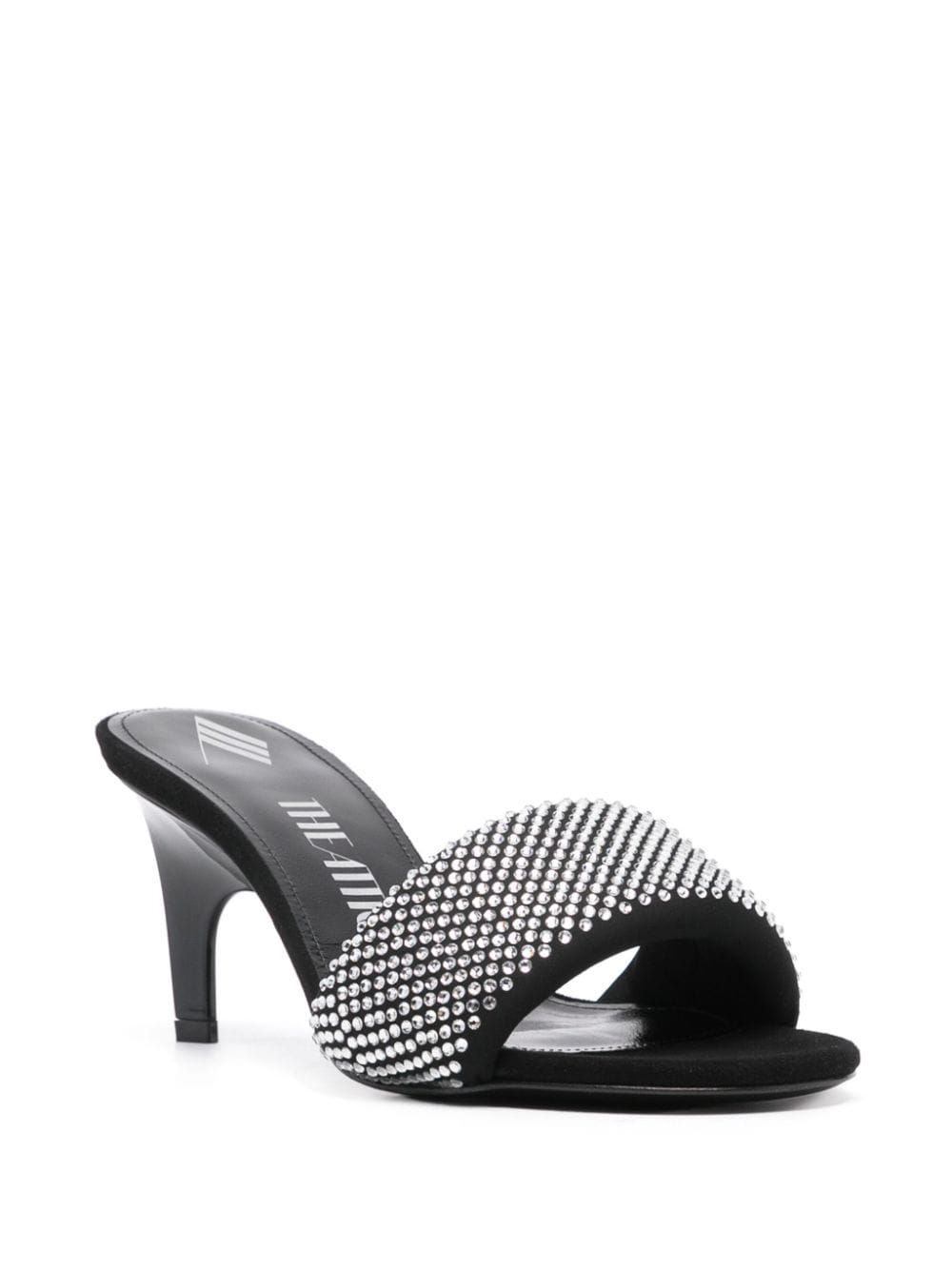 The Attico Women's Rem Mules With Rhinestones 60Mm