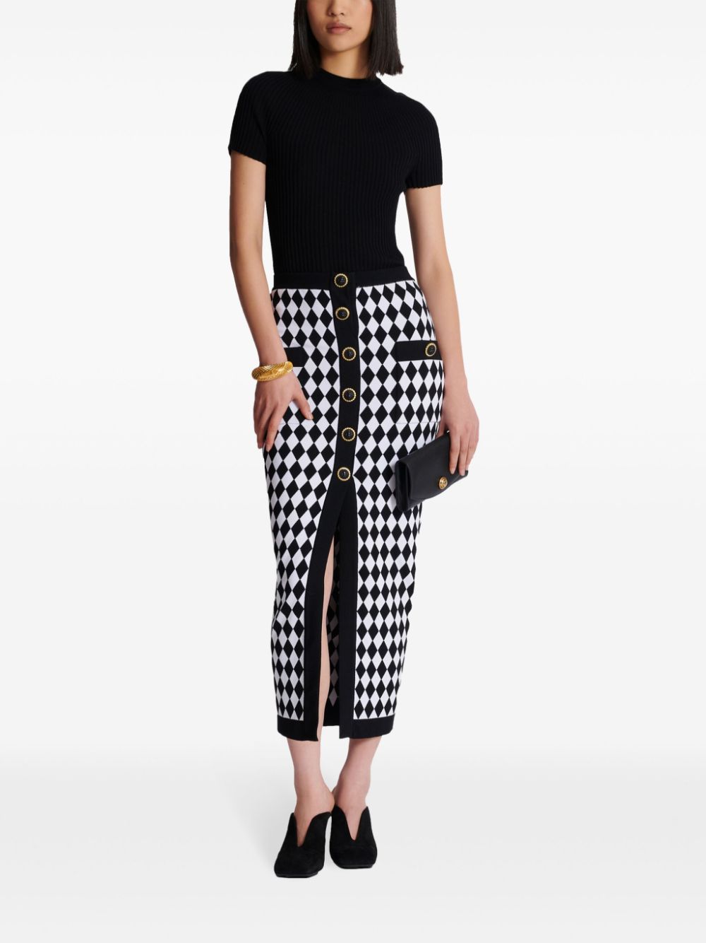 Balmain Women's Skirts Black
