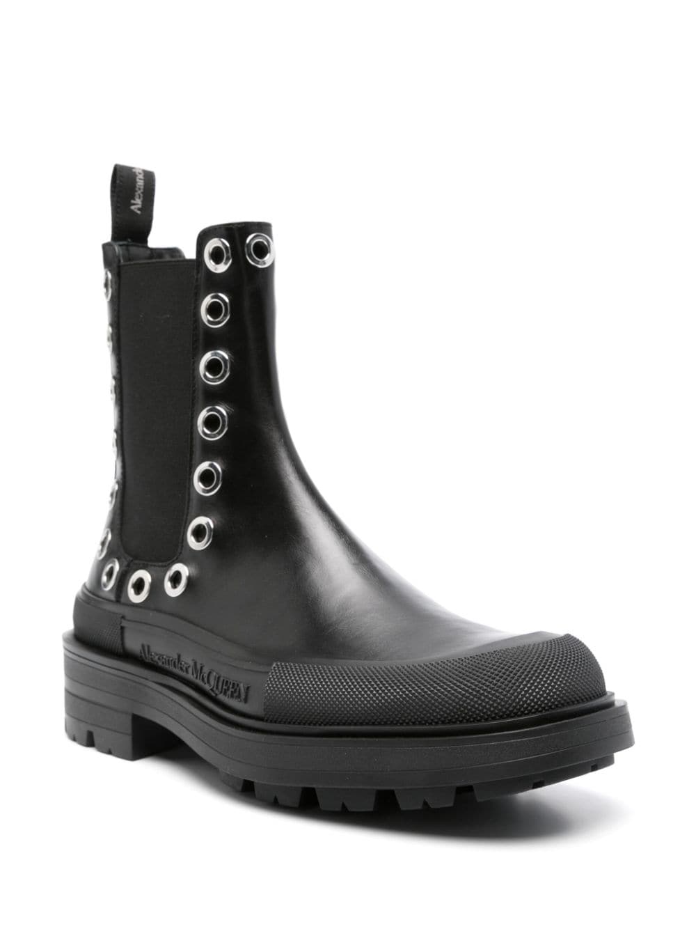 Alexander Mcqueen Men's Chelsea Boots With Eyelets