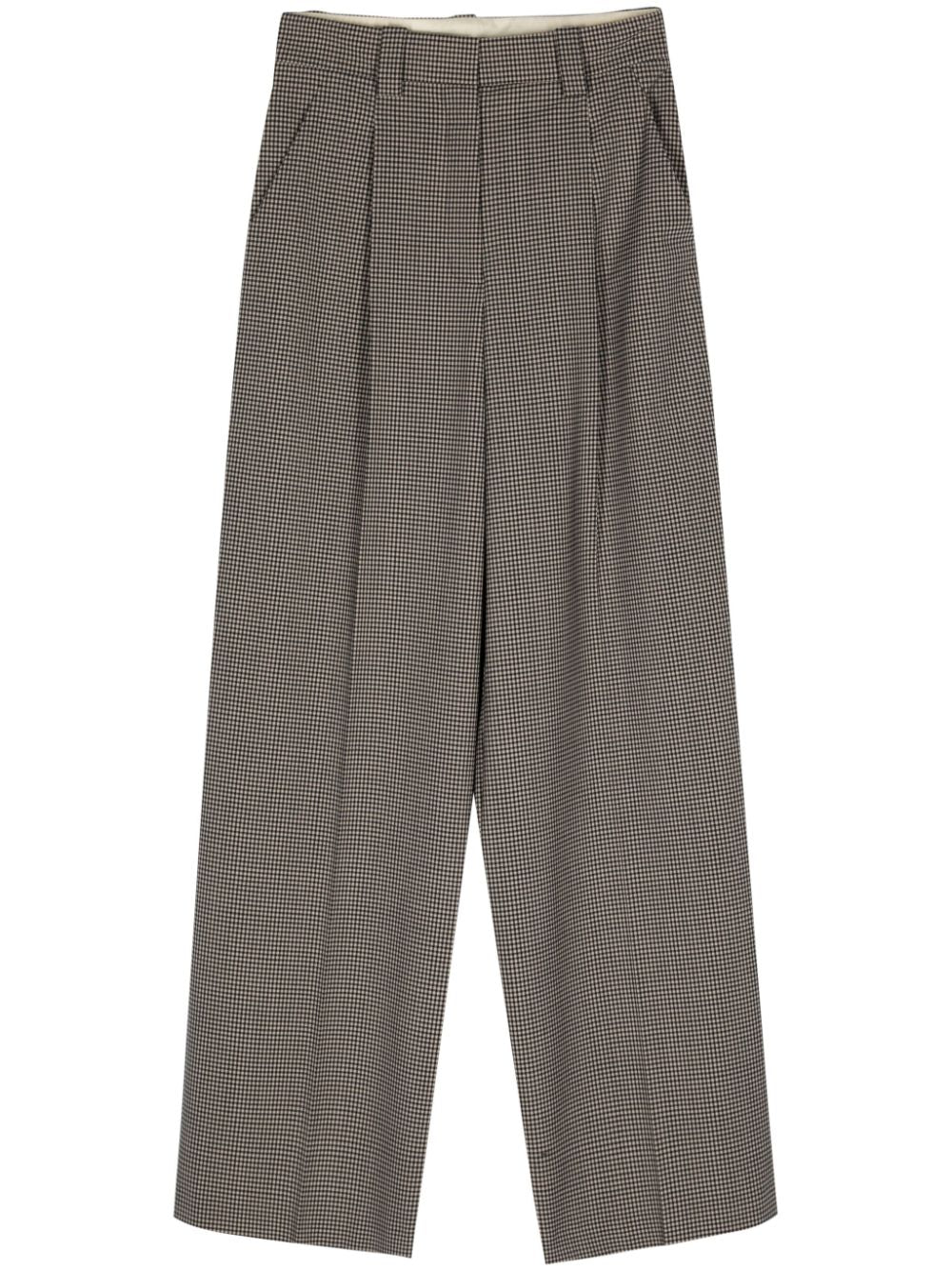 Alysi Women's Wool Blend Wide-Leg Trousers