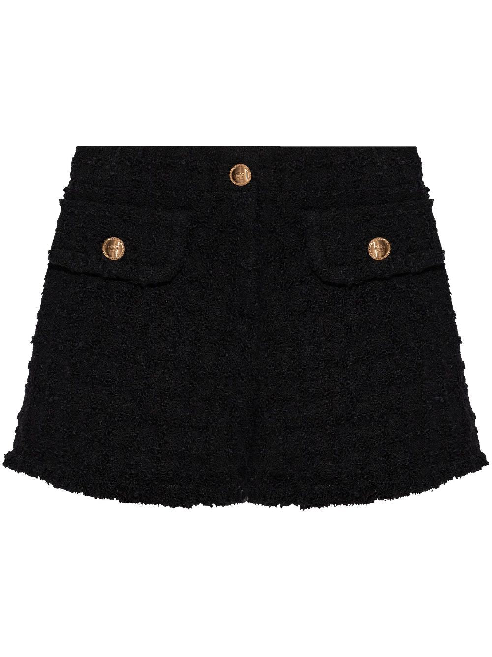 Versace Women's Heritage Tweed Mini Shorts