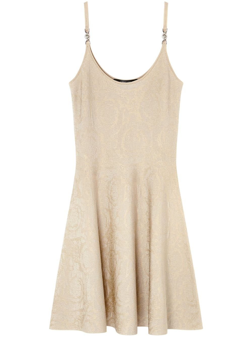 Versace Women's Barocco Jacquard Flared Mini Dress