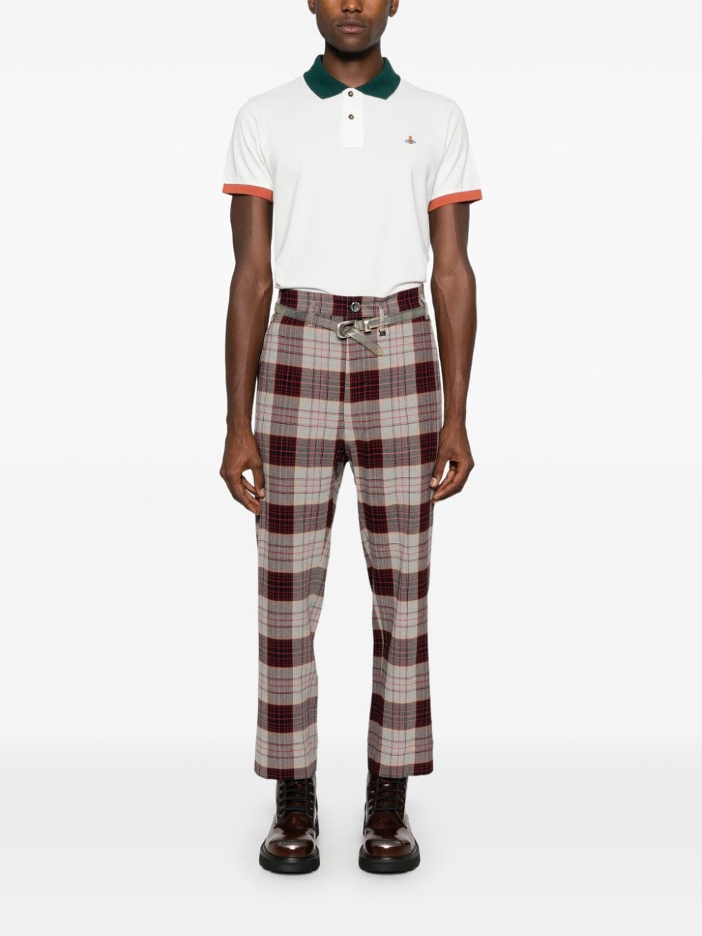 Vivienne Westwood Men's Conscious On Our Conscious Criteria Page Check Trousers