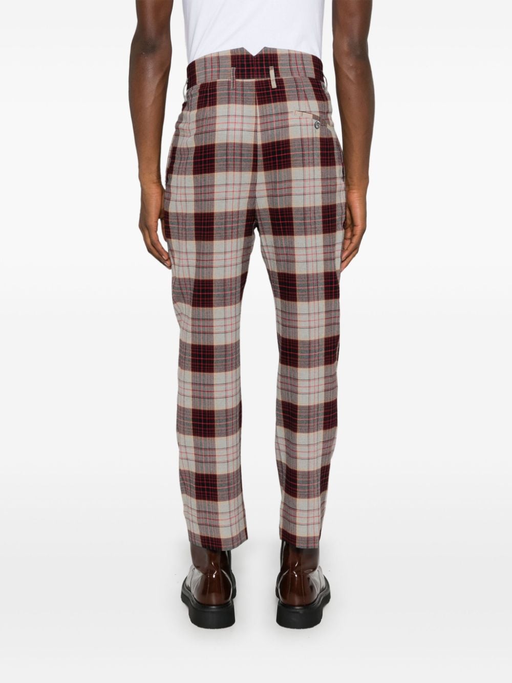Vivienne Westwood Men's Conscious On Our Conscious Criteria Page Check Trousers