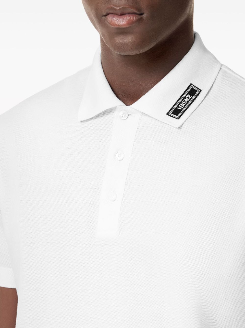 Versace Men's 90S Logo Polo Shirt