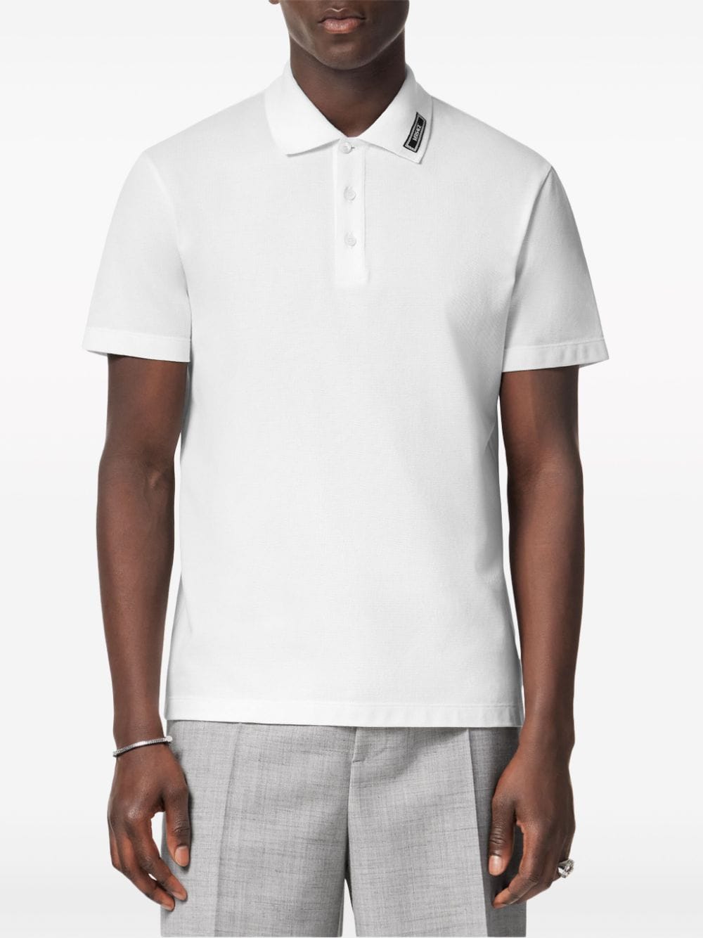 Versace Men's 90S Logo Polo Shirt