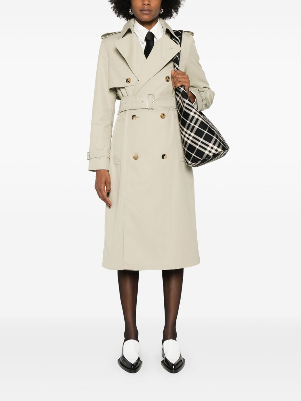 Burberry Women's Double-Breasted Trench Coat