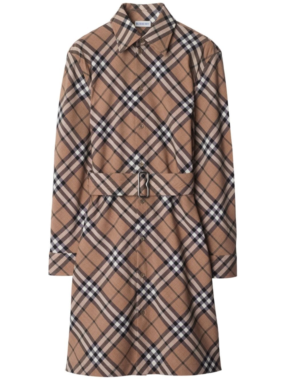 Burberry Women's Checked Shirt Dress