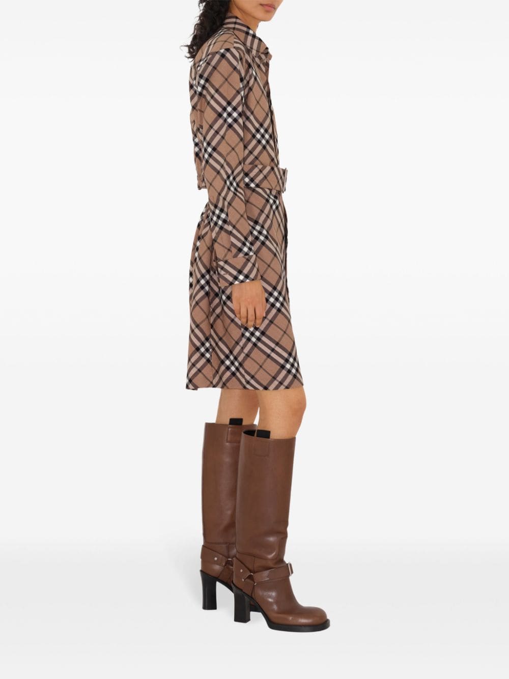 Burberry Women's Checked Shirt Dress