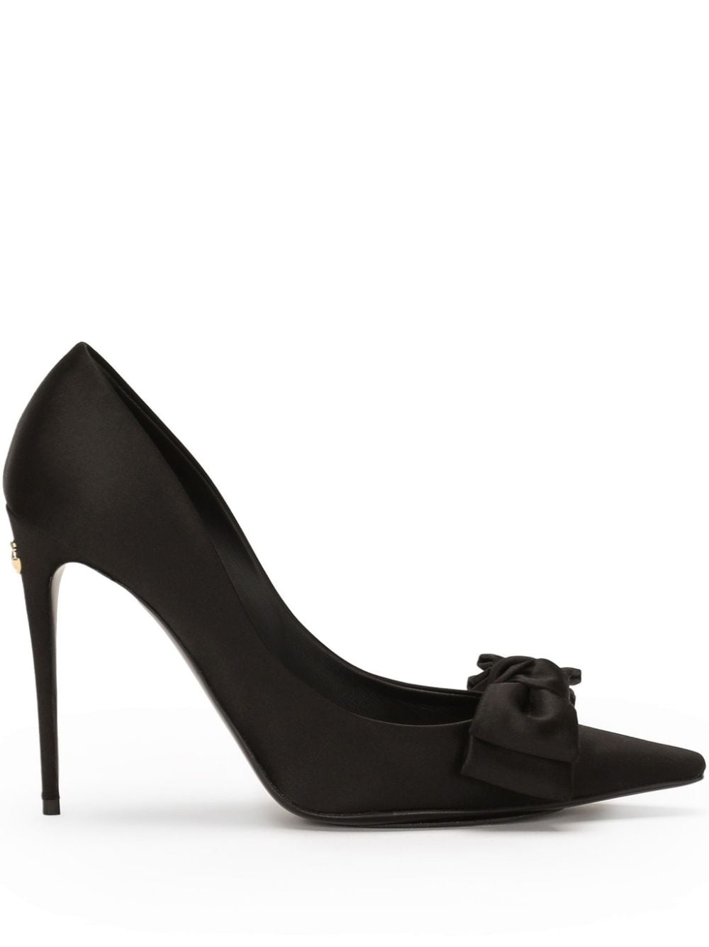 Dolce & Gabbana Women's Satin Pumps With Bow Detail
