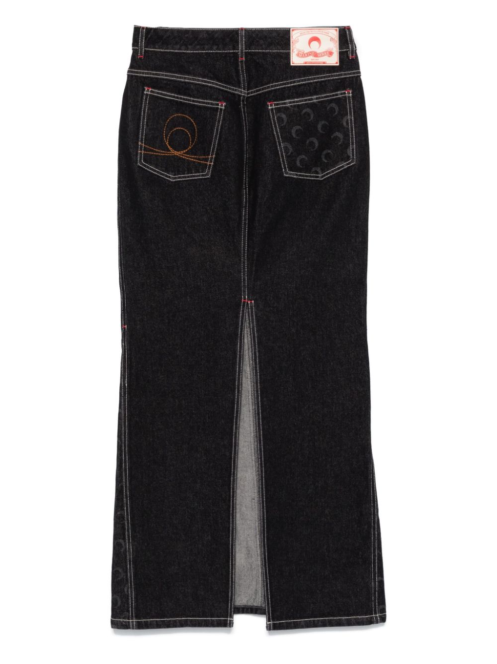 Marine Serre Women's Crescent Moon Long Skirt